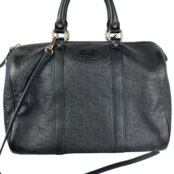 GUCCI LOGO BOSTON BAG UNBRANDED STRAP - Picture 1 of 11